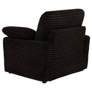 Collins Upholstered Power Recliner Chair Chocolate Brown - 610353P