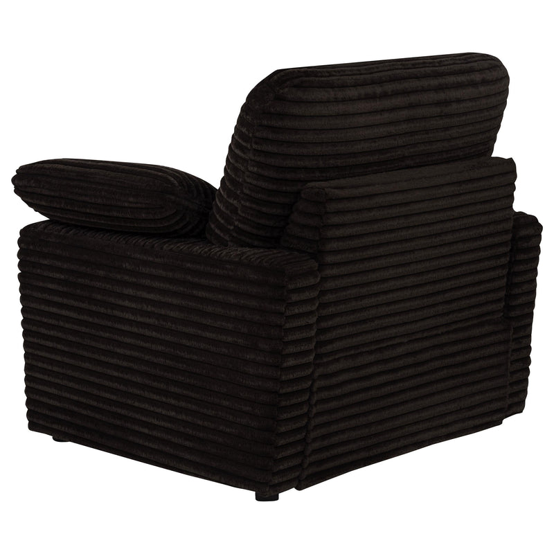 Collins Upholstered Power Recliner Chair Chocolate Brown - 610353P