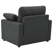 Collins Upholstered Power Recliner Chair Dark Grey - 609533P