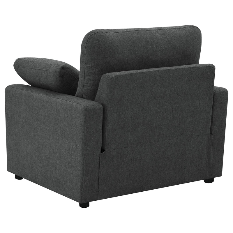 Collins Upholstered Power Recliner Chair Dark Grey - 609533P