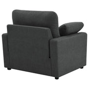 Collins Upholstered Power Recliner Chair Dark Grey - 609533P