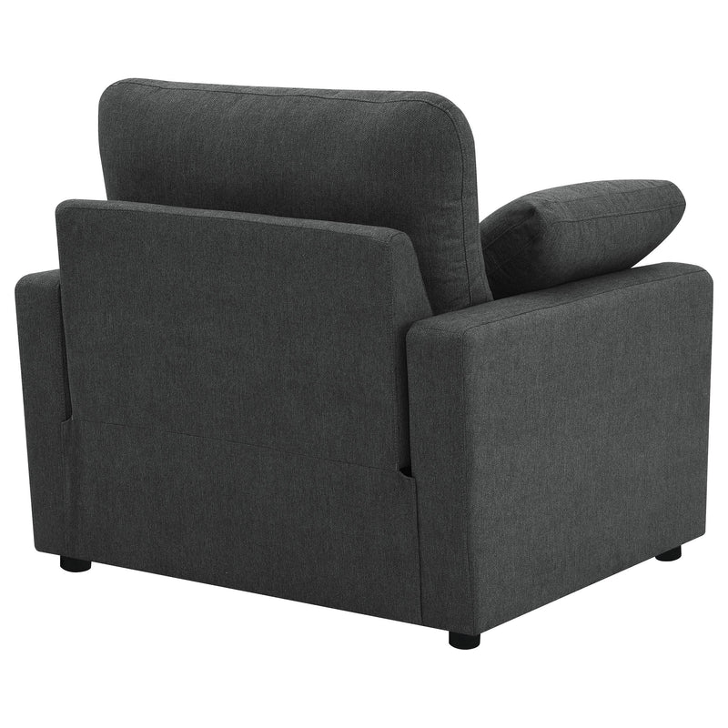 Collins Upholstered Power Recliner Chair Dark Grey - 609533P