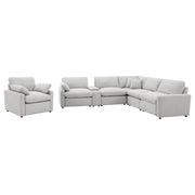 Collins Upholstered Power Recliner Chair Grey - 609563P