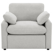 Collins Upholstered Power Recliner Chair Grey - 609563P
