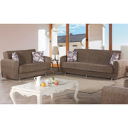 Colorado 89 in. Convertible Sleeper Sofa in Dark Beige with Storage - Gate FurnitureSleeper Sofa