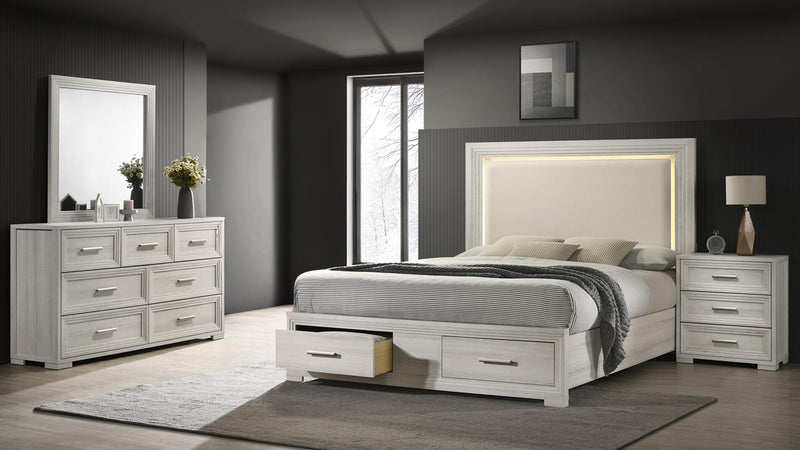 Colorado King 4 Pc Bedroom Set in Rustic Natural - Colorado King 4 Pc Bedroom Set in Rustic Natural
