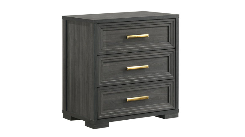 Colorado Nightstand Charcoal - Colorado Nightstand Charcoal