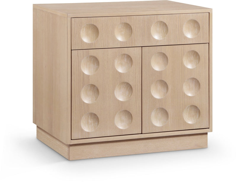 Compass Oak Veneer Nightstand in Natural - 335Natural-NS