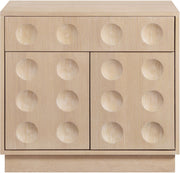 Compass Oak Veneer Nightstand in Natural - 335Natural-NS