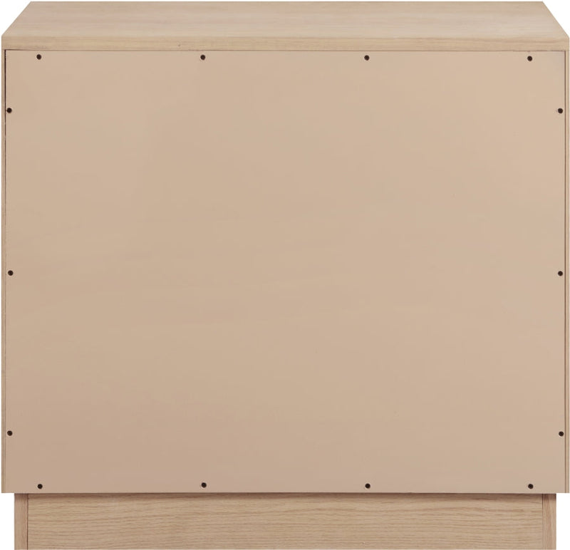 Compass Oak Veneer Nightstand in Natural - 335Natural-NS