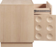 Compass Oak Veneer Nightstand in Natural - 335Natural-NS