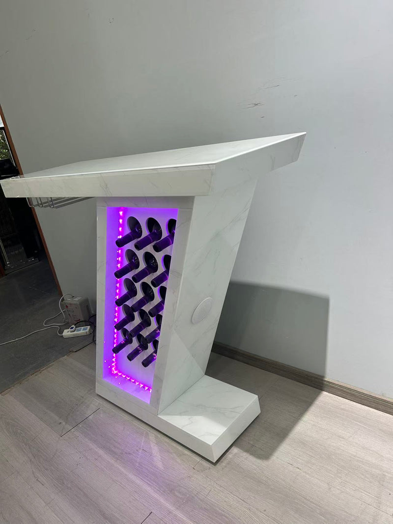 CONBAR101 48X16X44 INCH CONSOLE /BAR  WITH BLUETOOTH SPEAKERS AND LED COLOR CHANGING - 210000007882
