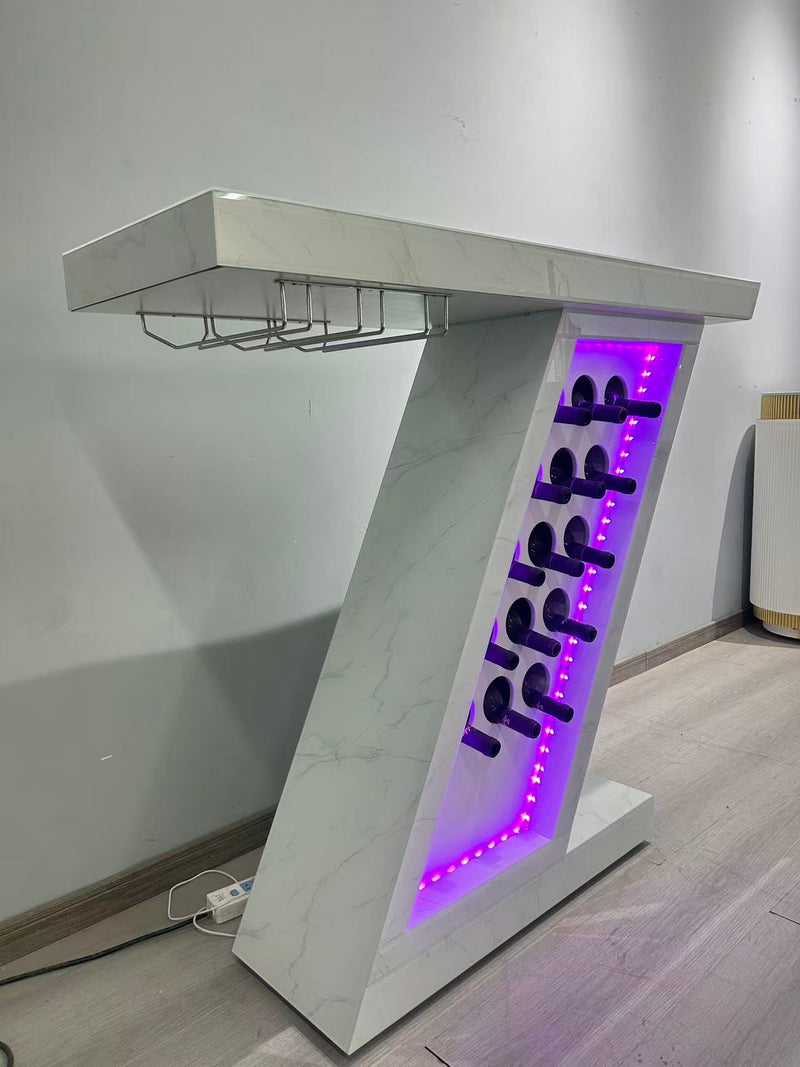 CONBAR101 48X16X44 INCH CONSOLE /BAR  WITH BLUETOOTH SPEAKERS AND LED COLOR CHANGING - 210000007882