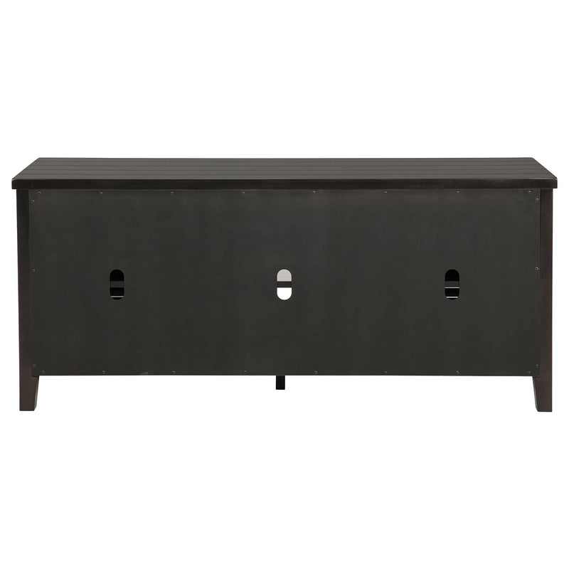 Concord 2-door 60-inch TV Stand Console Distressed Java - 701782