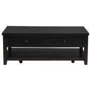 Concord 2-drawer Rectangular Coffee Table Distressed Java - 710578