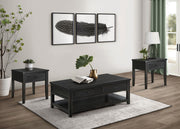 Concord 3-piece Coffee and End Table Set Distressed Java - 710578-S3