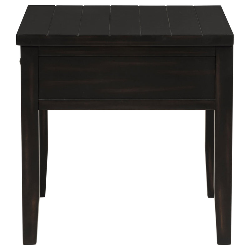 Concord 3-piece Coffee and End Table Set Distressed Java - 710578-S3