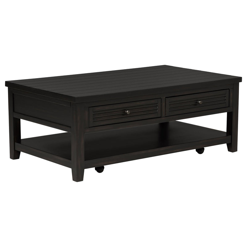 Concord 3-piece Coffee and End Table Set Distressed Java - 710578-S3