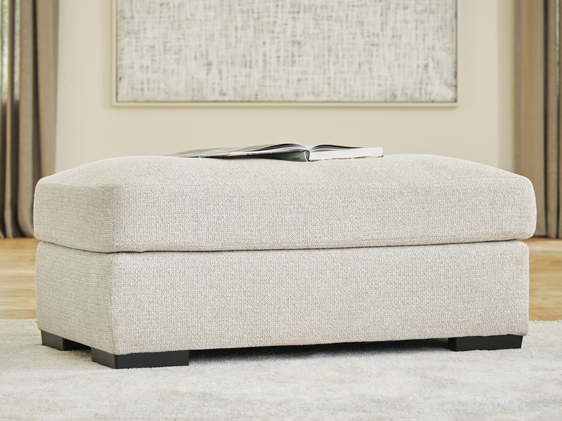 Conlee-Pike Linen Ottoman - PC8131014