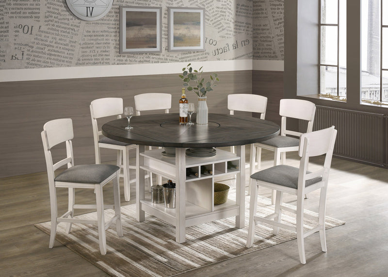 Conner Chalk/Gray Counter Height Dining Set - Gate FurnitureCounter Height Set