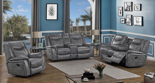 Conrad Gray Reclining Living Room Set