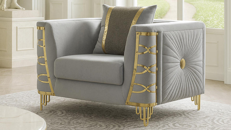 Contessa Chair Gray - Contessa Chair Gray