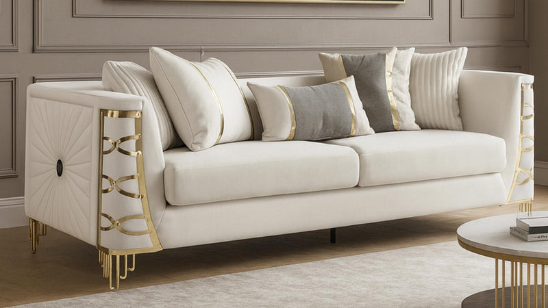 Contessa Sofa Beige - Contessa Sofa Beige