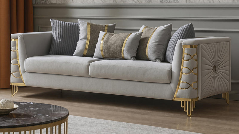 Contessa Sofa Gray - Contessa Sofa Gray