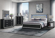 Soleil Charcoal King Bed Group With Cooler And Speaker - SOLEIL-CHARCOAL-KBG W/ COOLER