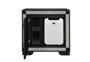 Soleil Charcoal Nightstand With Cooler And Speaker - SOLEIL-CHARCOAL-NS W/COOLER + SPKR