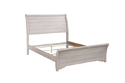 Coralee Chalk/Gray King Sleigh Bed - Gate FurnitureKing Bed