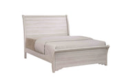 Coralee Chalk/Gray Queen Sleigh Bed - Gate FurnitureQueen Bed