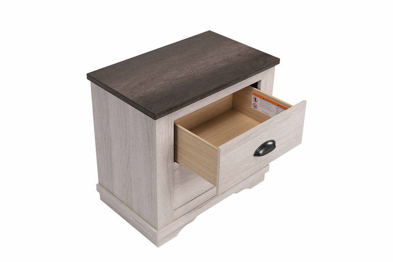Coralee Chalk/Gray Sleigh Bedroom Set - Gate FurnitureBedroom Set