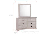 Coralee Chalk/Gray Sleigh Bedroom Set - Gate FurnitureBedroom Set