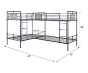 Cordelia Quadruple Twin Bunk Bed - BD00370