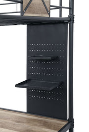 Cordelia Twin Loft Bed W/Desk - 38310