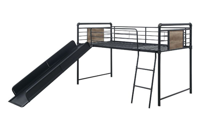 Cordelia Twin Loft Bed W/Slide - 38315