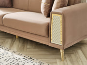 Cordoba 3-pieces (Sofa & Loveseat & Chair) Livingroom in Beige - 200-SER-COR-ANKA153-321
