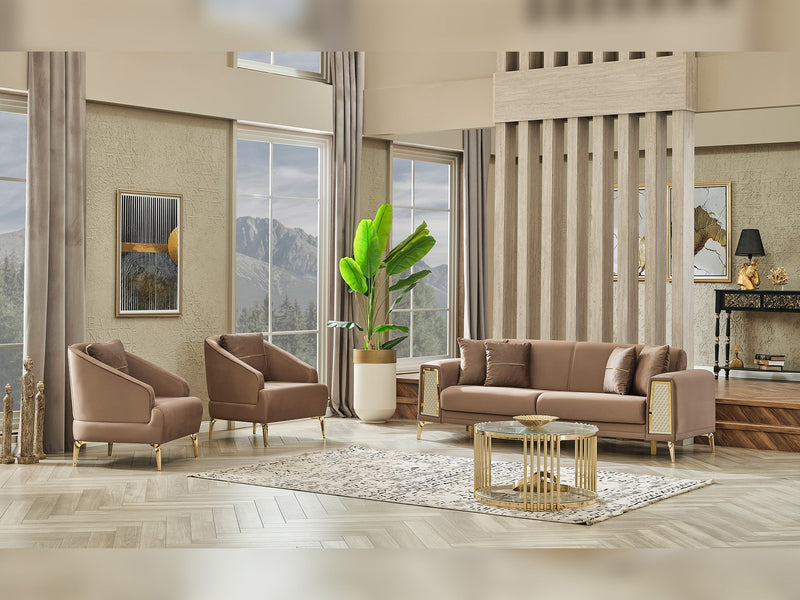 Cordoba Chair in Light Brown - 200-SER-COR-ANKA901-B