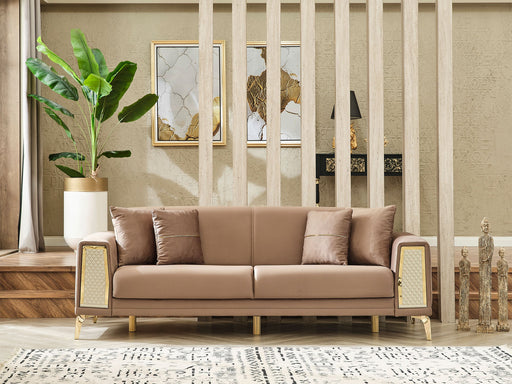 Cordoba Convertible Sofa in Light Brown - 200-SER-COR-ANKA901-3