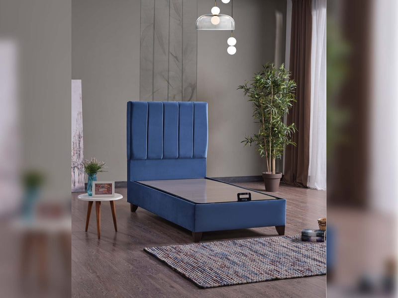 Cordoba Storage Bed With Headboard - Full in Dusty Rose - 110-COR-L44-140-SBWHB