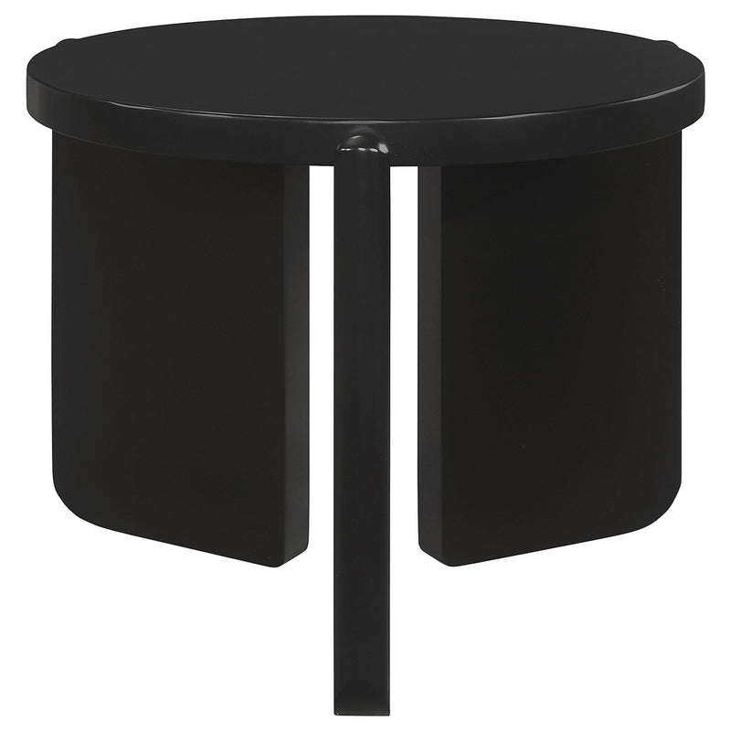 Cordova 2-piece Solid Wood Coffee and End Table Set Black - 709678-S2