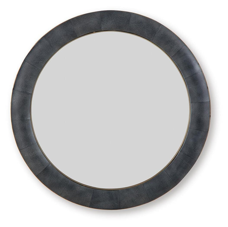 Corinsworth Charcoal/Brass Finish Accent Mirror - A8010456