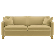 Corliss 2-piece Velvet Upholstered Sofa Set Camel - 508824-S2