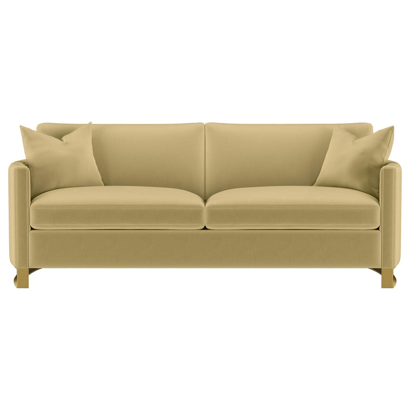 Corliss 2-piece Velvet Upholstered Sofa Set Camel - 508824-S2
