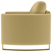 Corliss Upholstered Curved Track Arm Chair Camel - 508826