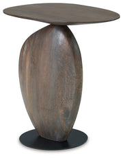 Cormmet Brown/Black Accent Table - A4000612