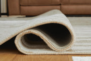 Corrbell Beige/White 5' x 7' Area Rug - R407632