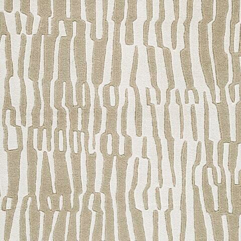 Corrbell Beige/White 5' x 7' Area Rug - R407632