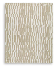 Corrbell Beige/White 7'8" x 10' Area Rug - R407631